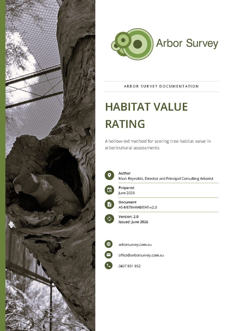 Habitat Value Rating document cover