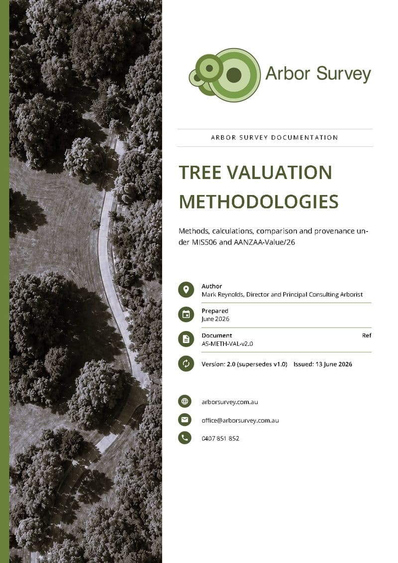 Tree Valuation Methods document cover